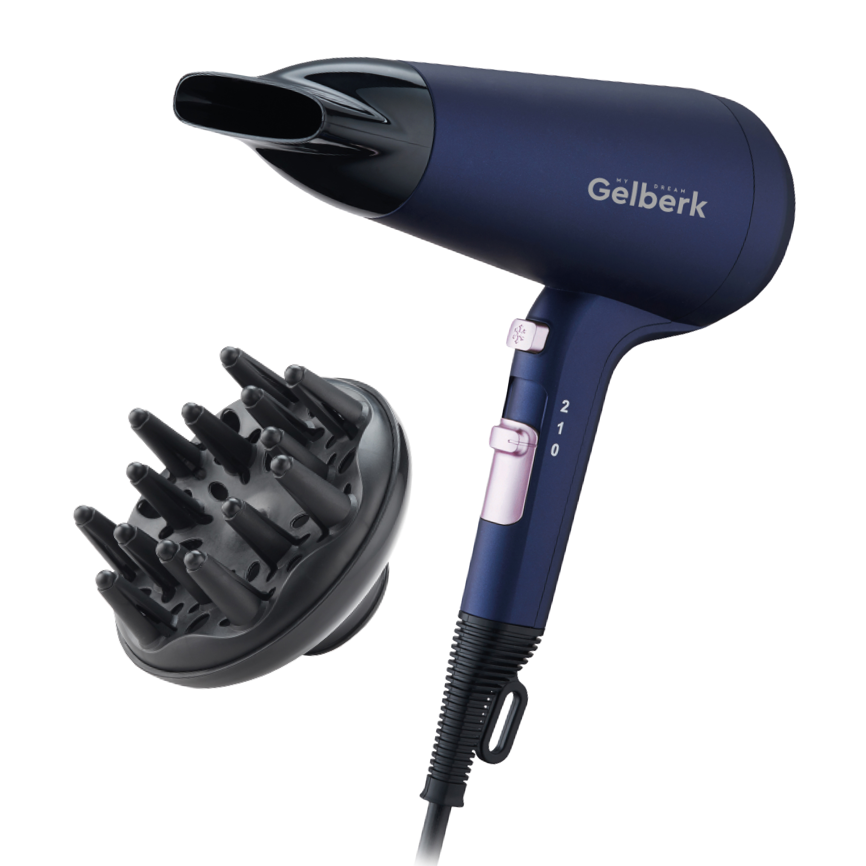 фото Фен gelberk gelberk gl-d210blue