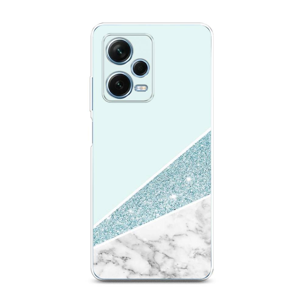 

Чехол Awog для Xiaomi Redmi Note 12 Pro Plus "Мрамор с голубыми блестками", Голубой;белый, 317150-3