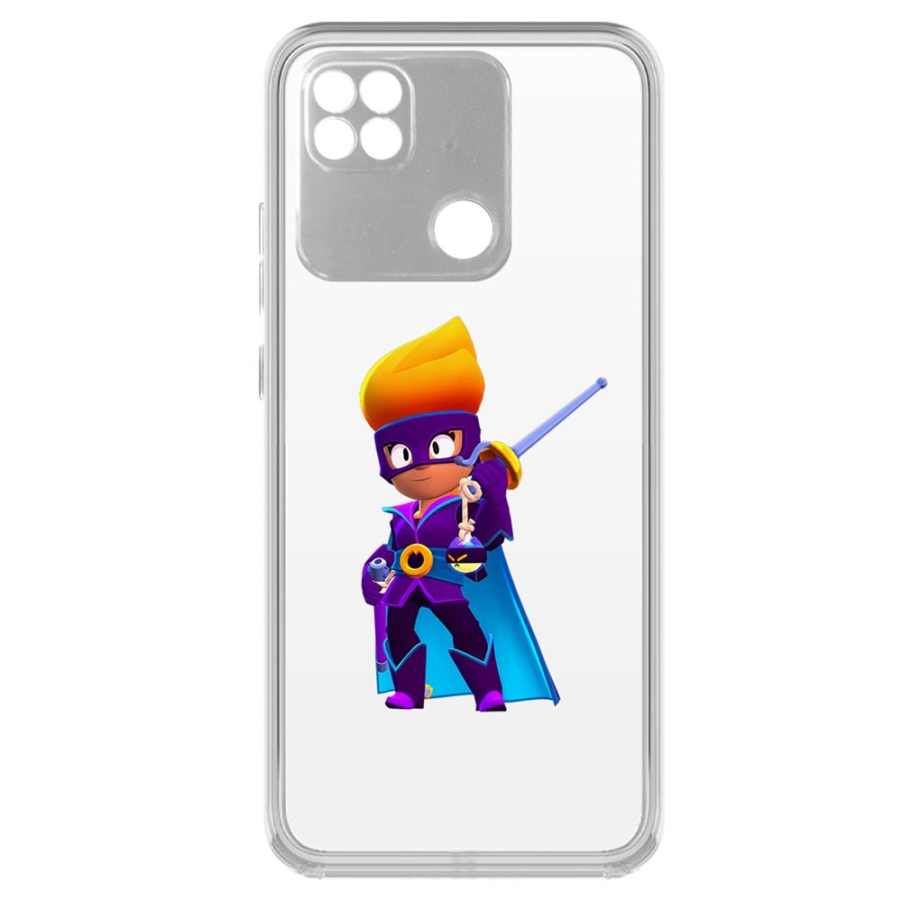 

Чехол-накладка Brawl Stars-Амбер де Ла Вега для Xiaomi Redmi 10A, Прозрачный
