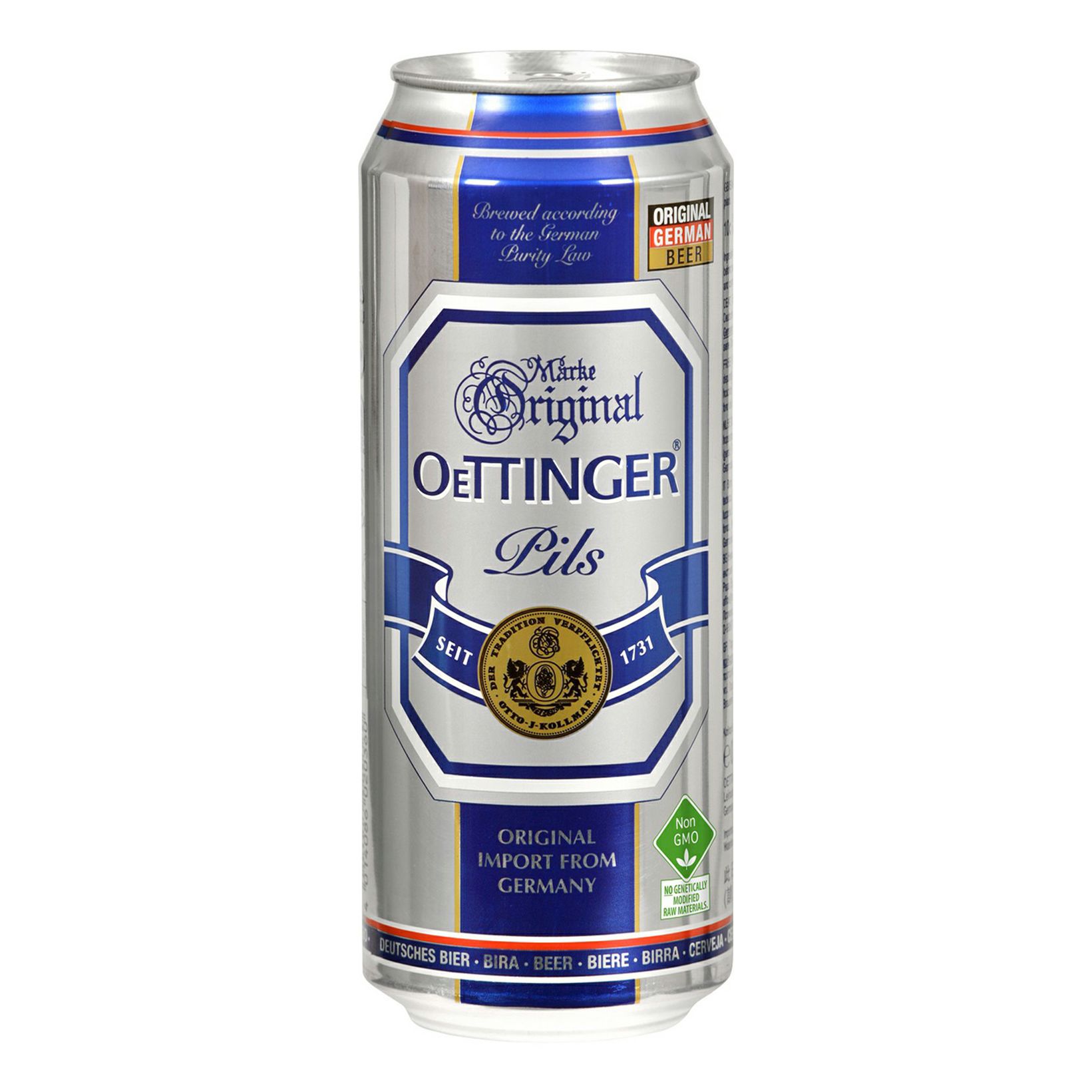 

Пиво OeTTINGER Original Pils светлое фильтрованное пастеризованное 4,7% 0,5 л