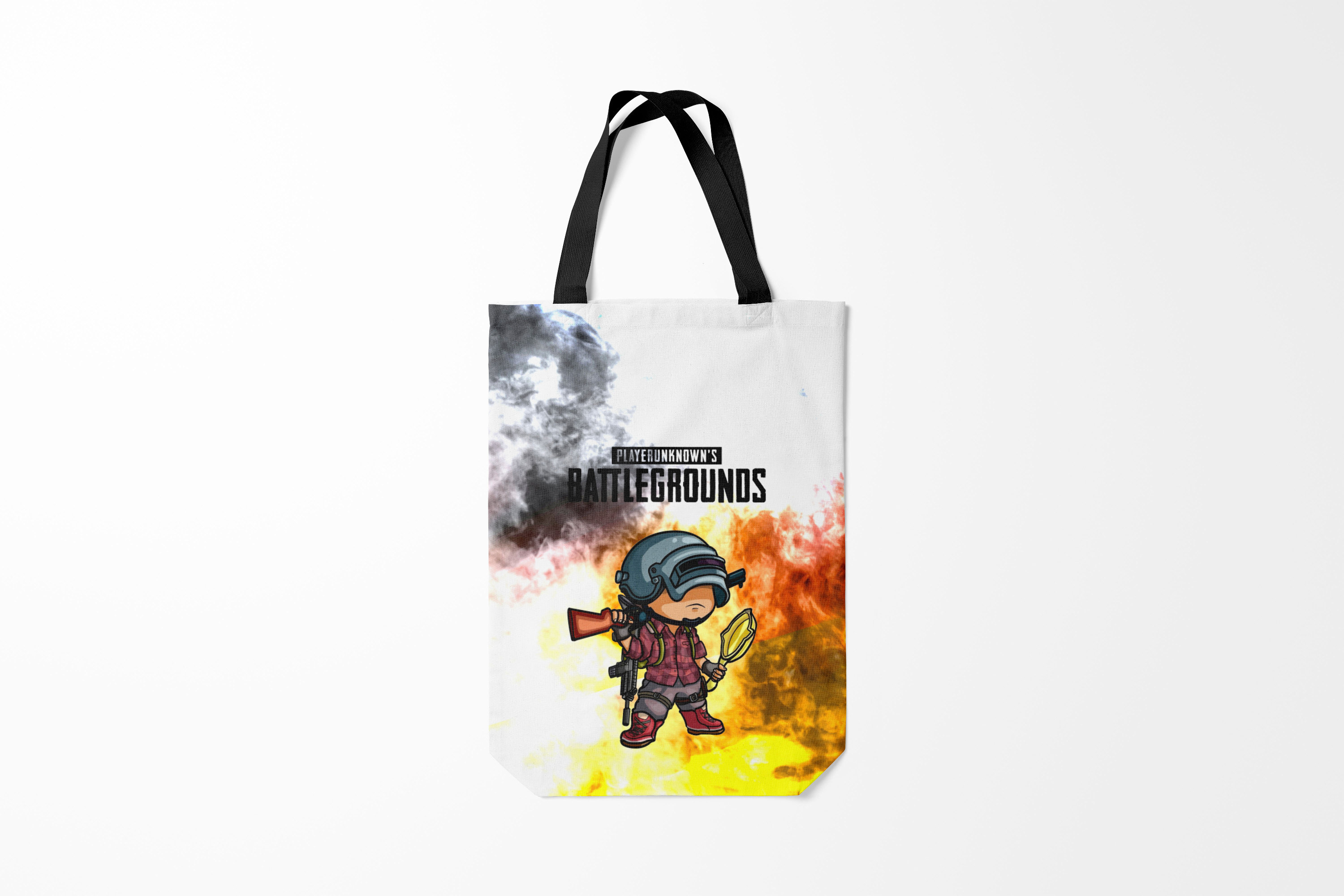 

Сумка шoппер унисекс Burnettie PUBG, серый, PUBG