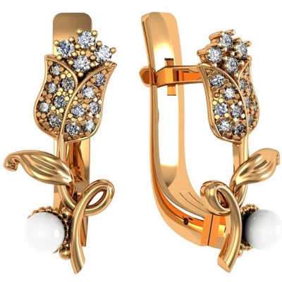 

Серьги из серебра с жемчугом ПРИВОЛЖСКИЙ ЮВЕЛИР 302149-FA11ZM07, 302149-FA11ZM07