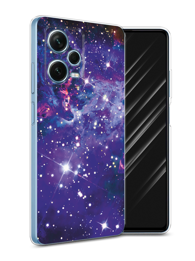 

Чехол Awog для Xiaomi Redmi Note 12 Pro Plus "Яркая галактика", Фиолетовый, 317150-4
