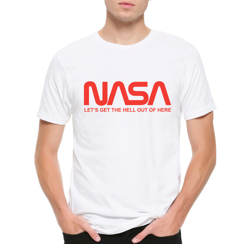 

Футболка мужская Dream Shirts NASA 11003492 белая XL, NASA 11003492