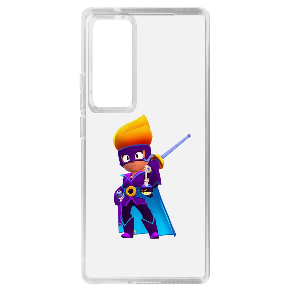 

Чехол-накладка Brawl Stars-Амбер де Ла Вега для Vivo X60 Pro, Прозрачный