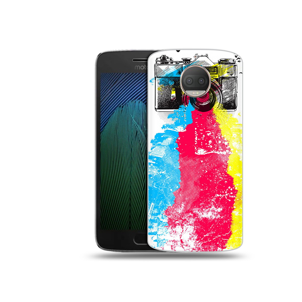 

Чехол MyPads Tocco для Motorola Moto G5S Plus цветной фотоаппарат (PT75337.377.668), Прозрачный, Tocco
