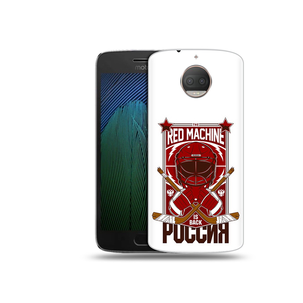 

Чехол MyPads Tocco для Motorola Moto G5S Plus хоккей россия (PT75337.377.666), Прозрачный, Tocco