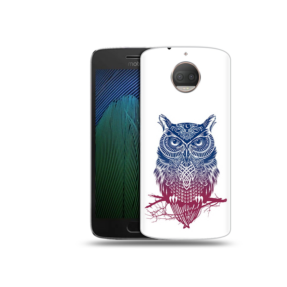 

Чехол MyPads Tocco для Motorola Moto G5S Plus хиппи сова (PT75337.377.664), Прозрачный, Tocco