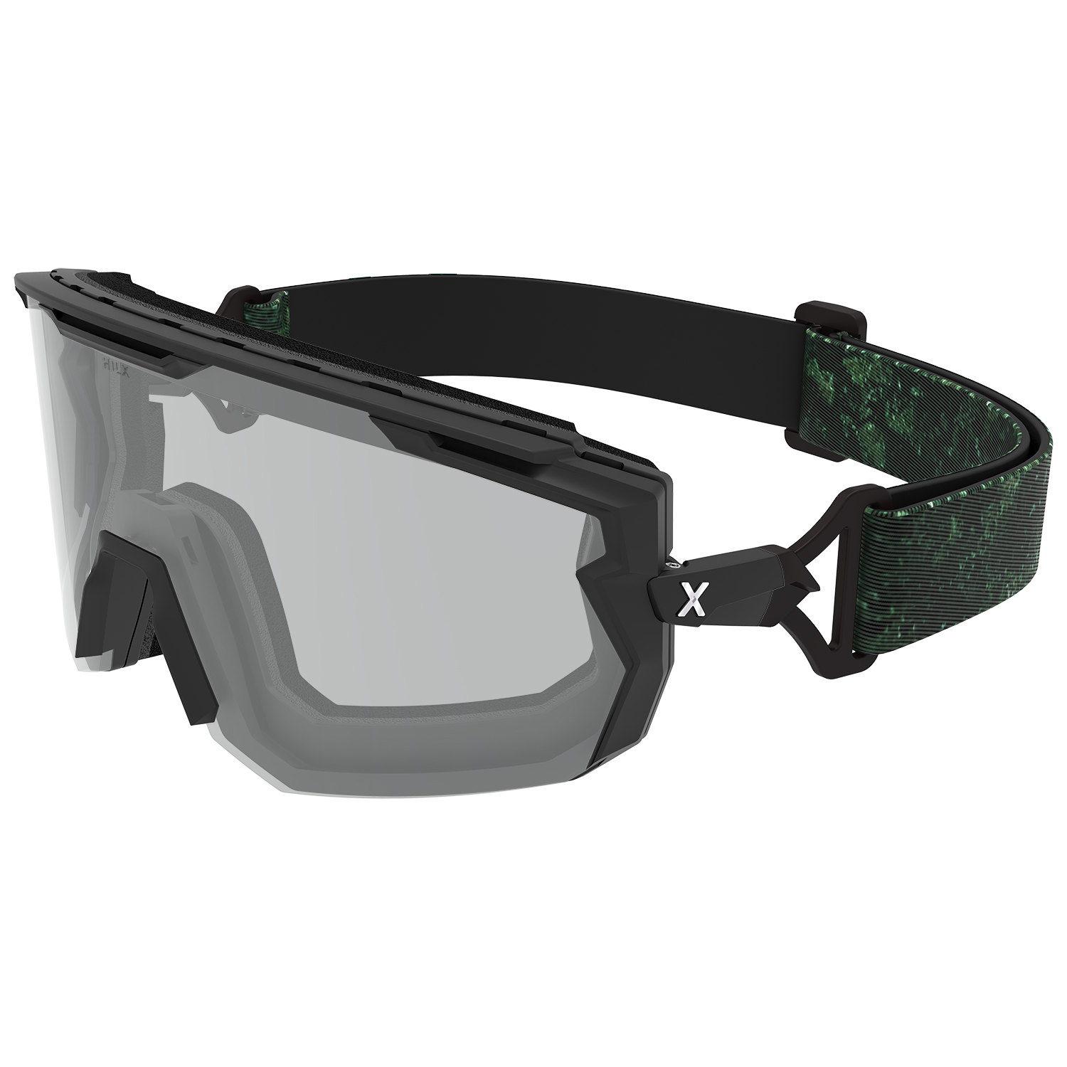 Спортивные солнцезащитные очки унисекс HILX Samurai matt solid black/photochromic lens