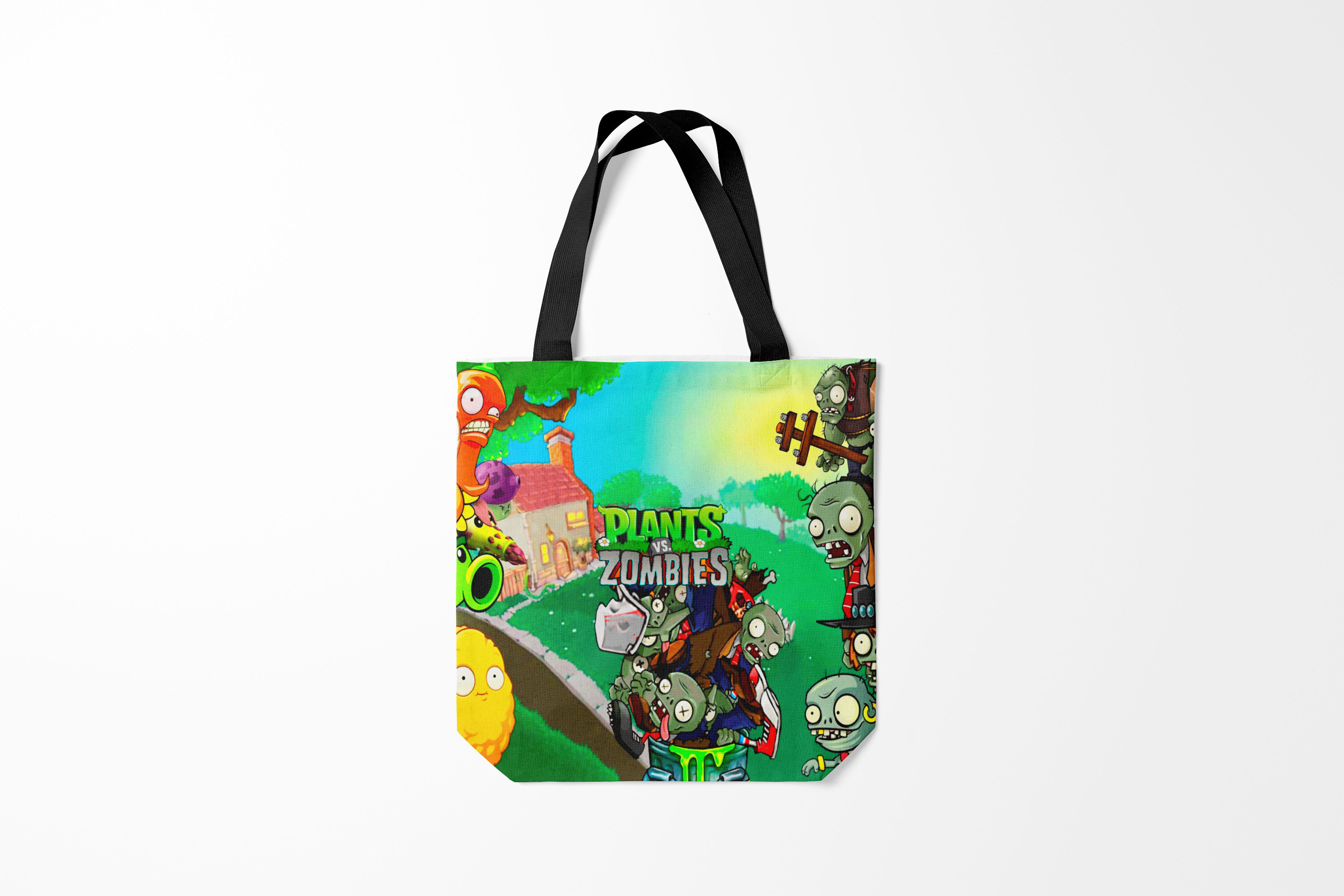 

Сумка шoппер унисекс Burnettie Plants vs. Zombies, зеленый, Plants vs. Zombies