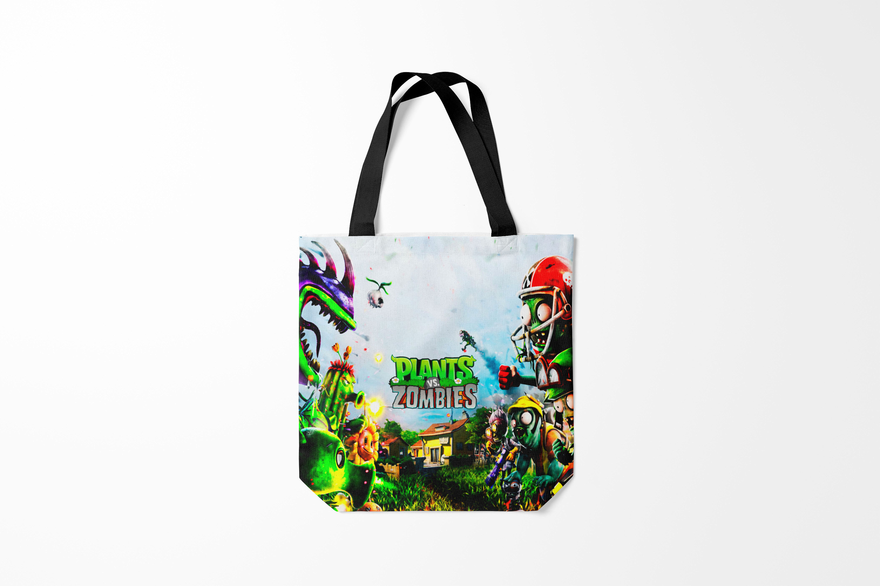 

Сумка шoппер унисекс Burnettie Plants vs. Zombies, белый, Plants vs. Zombies