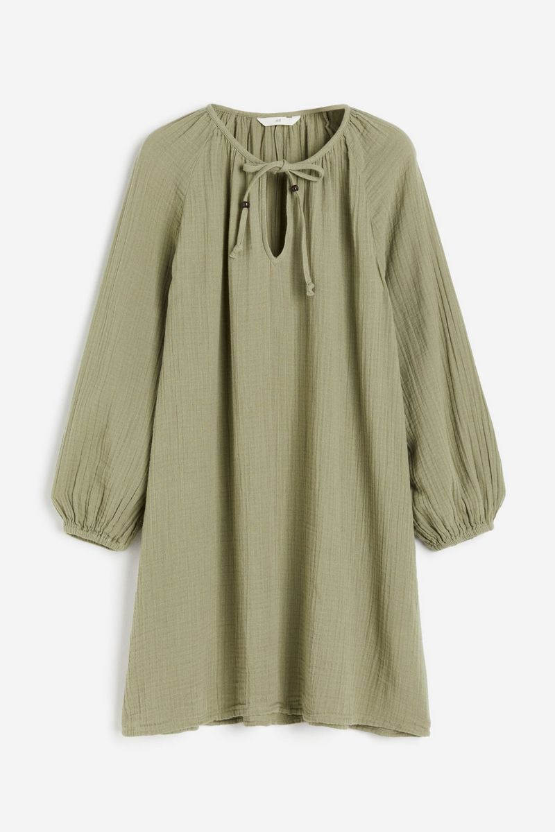 

Платье женское H&M 1207175 хаки S, 1207175
