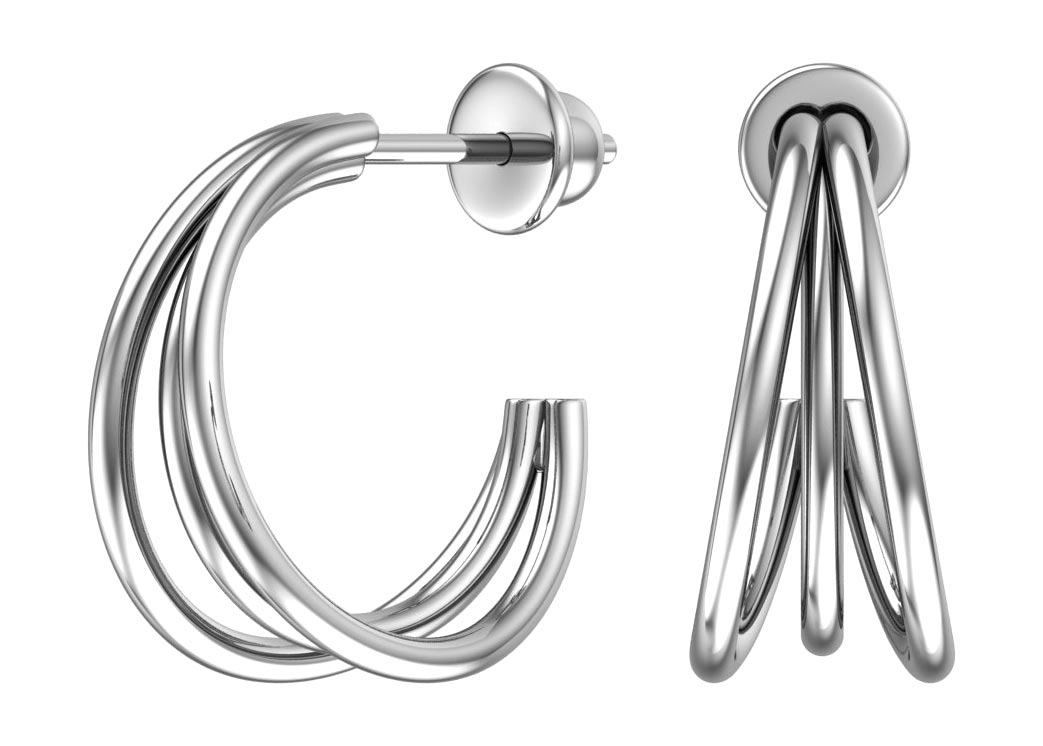 

Серьги конго из серебра POKROVSKY 6001475-00245, 6001475-00245