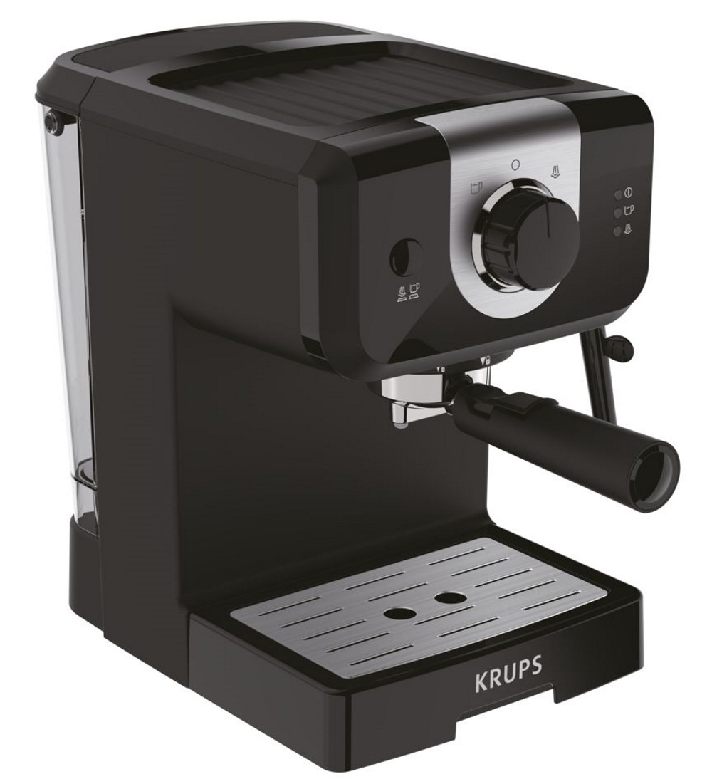 Рожковая кофеварка Krups Opio XP320830 Black рожковая кофеварка xp444c10 с кофемолкой krups fast touch gx204d10