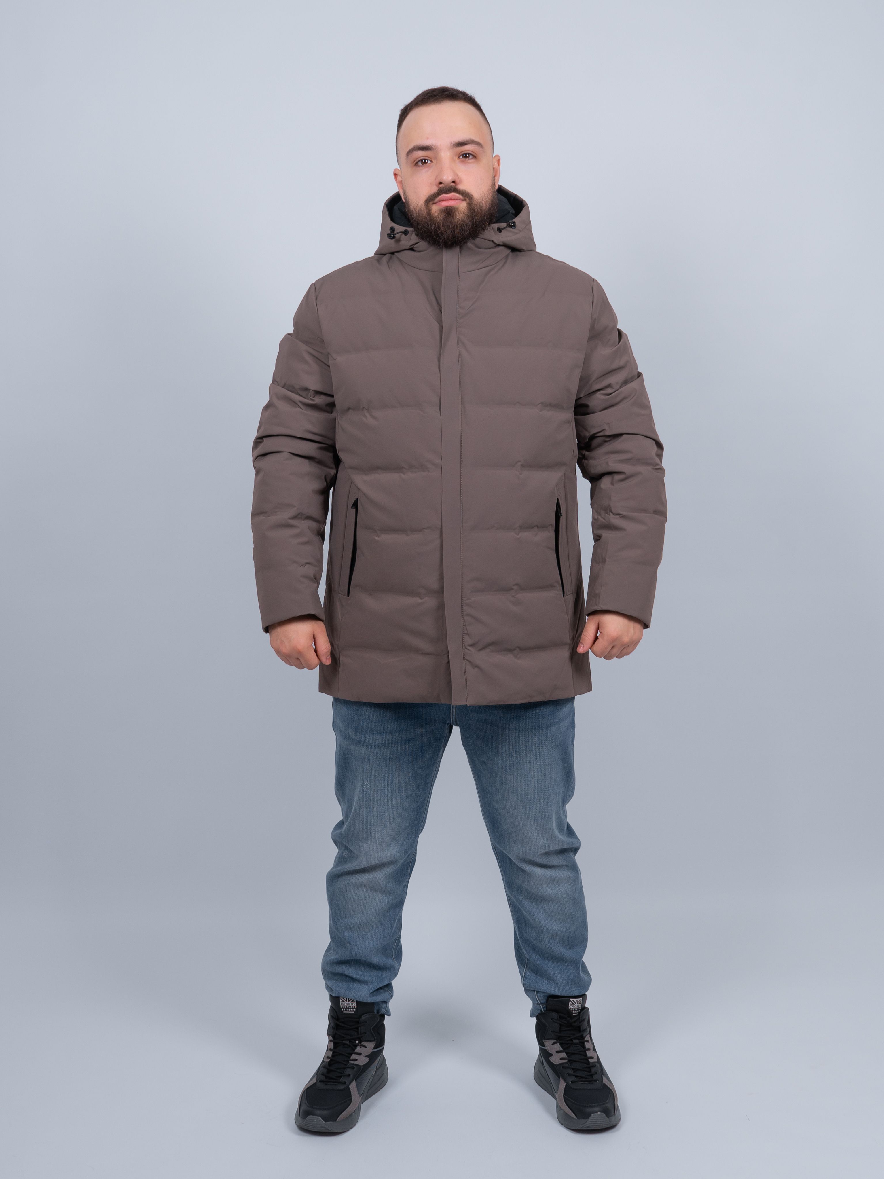 

Зимняя куртка мужская NoBrand 2196733 хаки 54 RU, 2196733