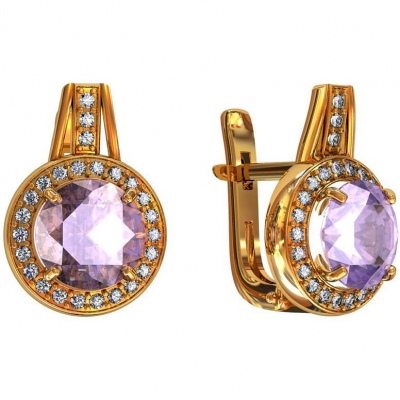 

Серьги из серебра с фианитом ПРИВОЛЖСКИЙ ЮВЕЛИР 372184-FA11FA31, 372184-FA11FA31