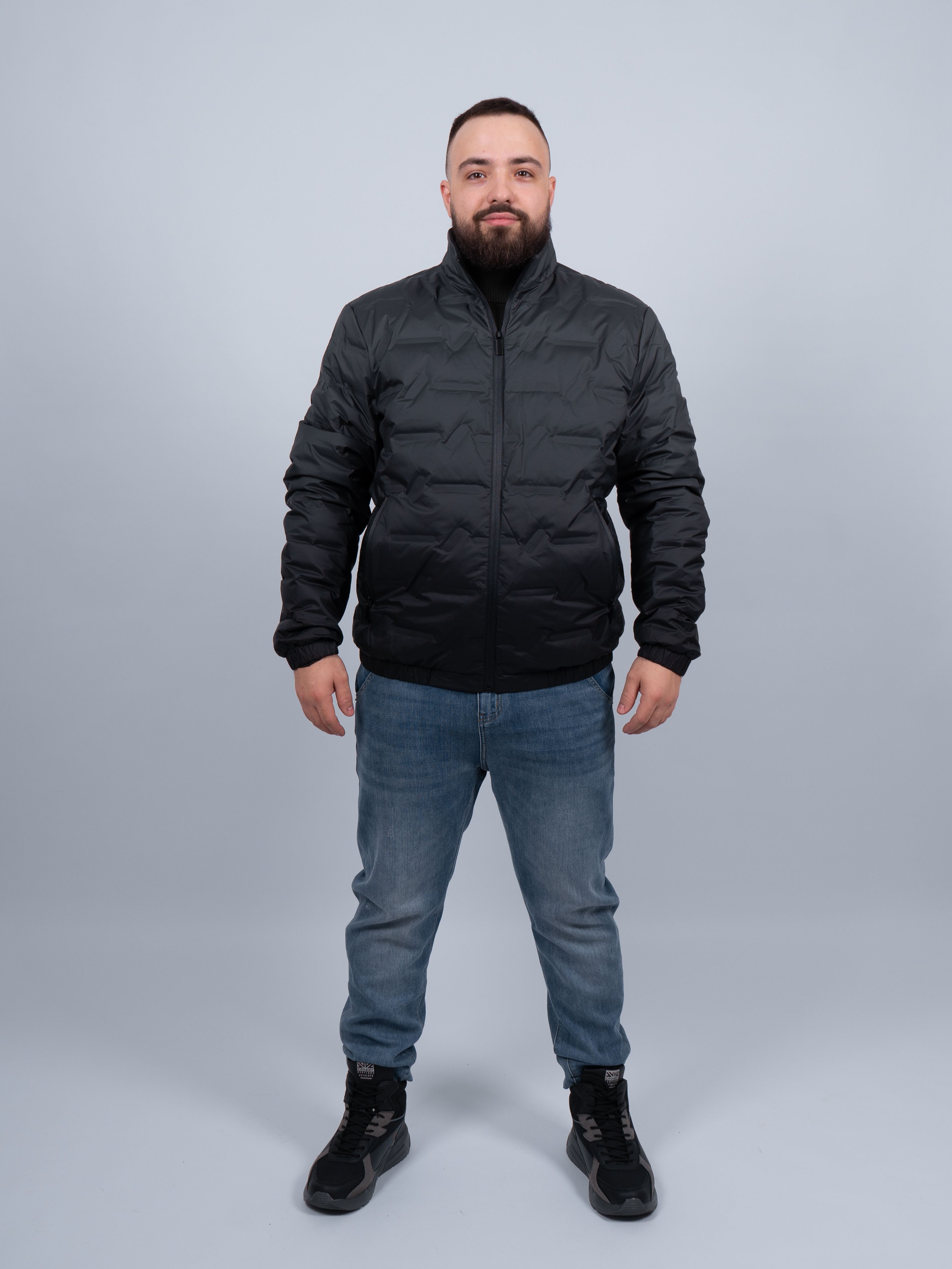 

Зимняя куртка мужская NoBrand 2096013 серая 50 RU, Серый, 2096013