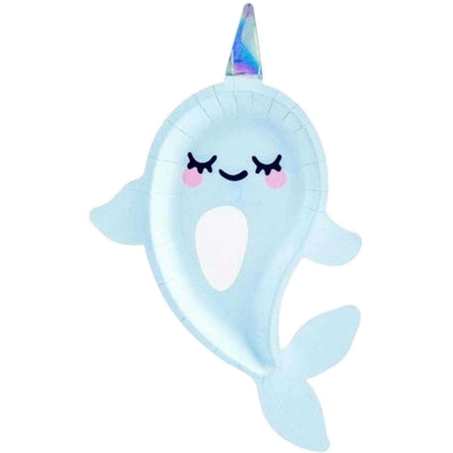 

Тарелка бумажная Party Deco narwhal 18,5 х 29 см 6шт в ассортименте