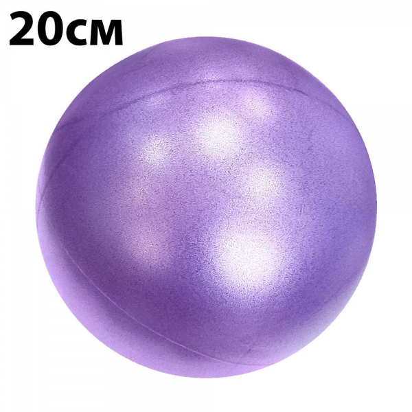 E39144 Мяч для пилатеса 20 см фиолетовый Спортекс