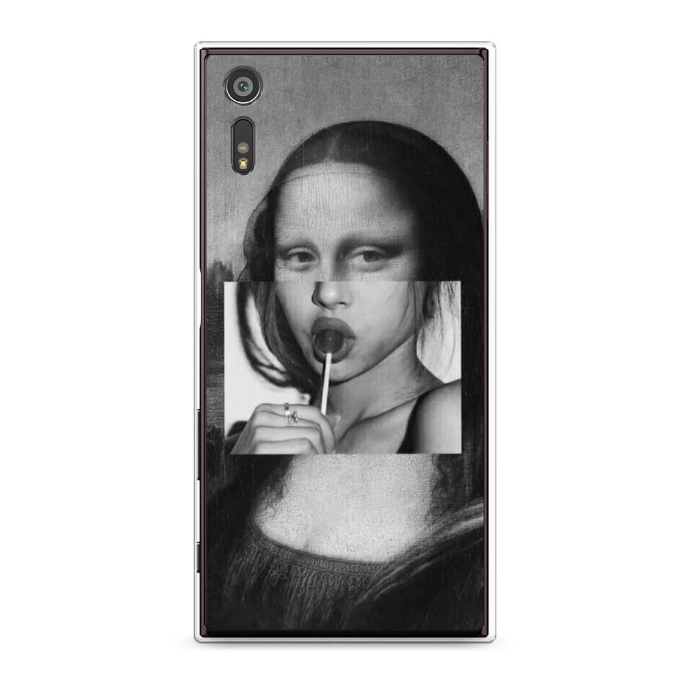 

Чехол Awog на Sony Xperia XZ "Mona Lisa sucking lollipop", Разноцветный, 51450-9