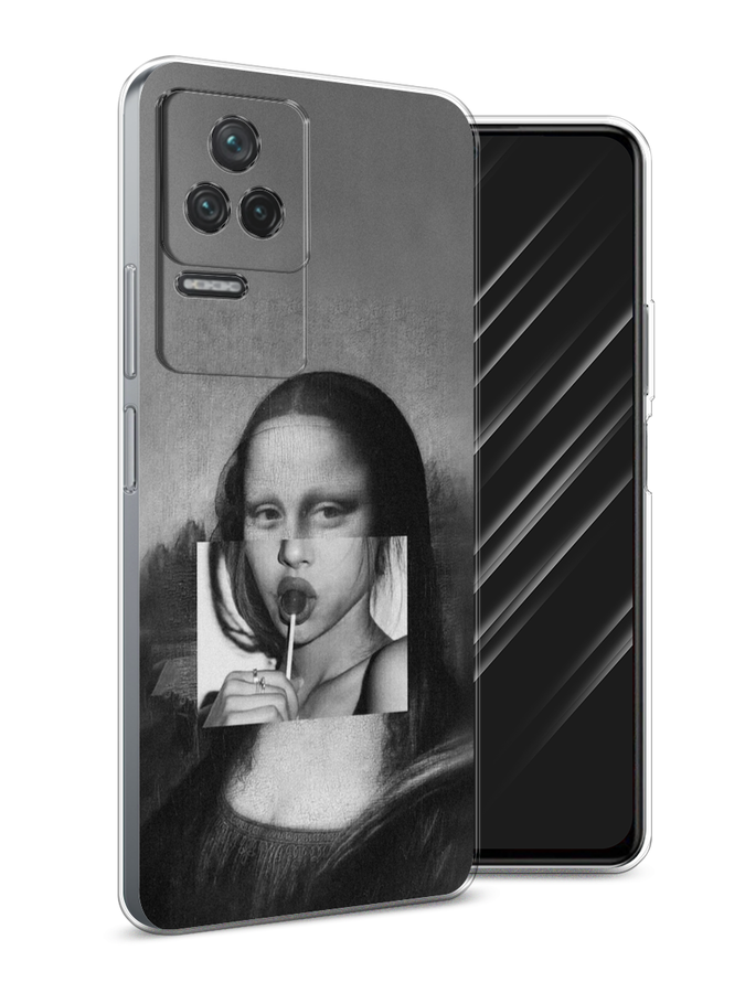 

Чехол Awog на Xiaomi Redmi K40S "Mona Lisa sucking lollipop", Разноцветный, 314650-9