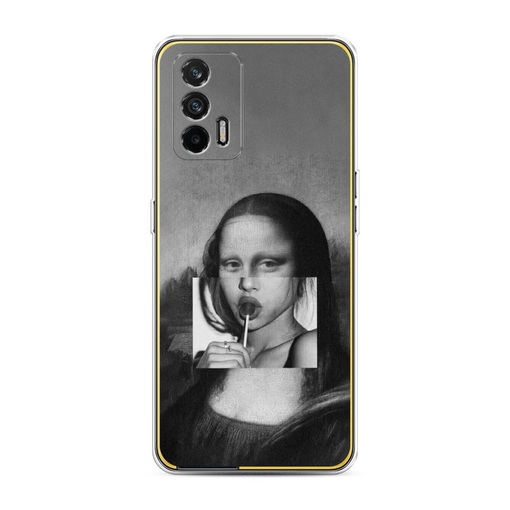 

Чехол Awog на Realme GT "Mona Lisa sucking lollipop", Разноцветный, 256350-9