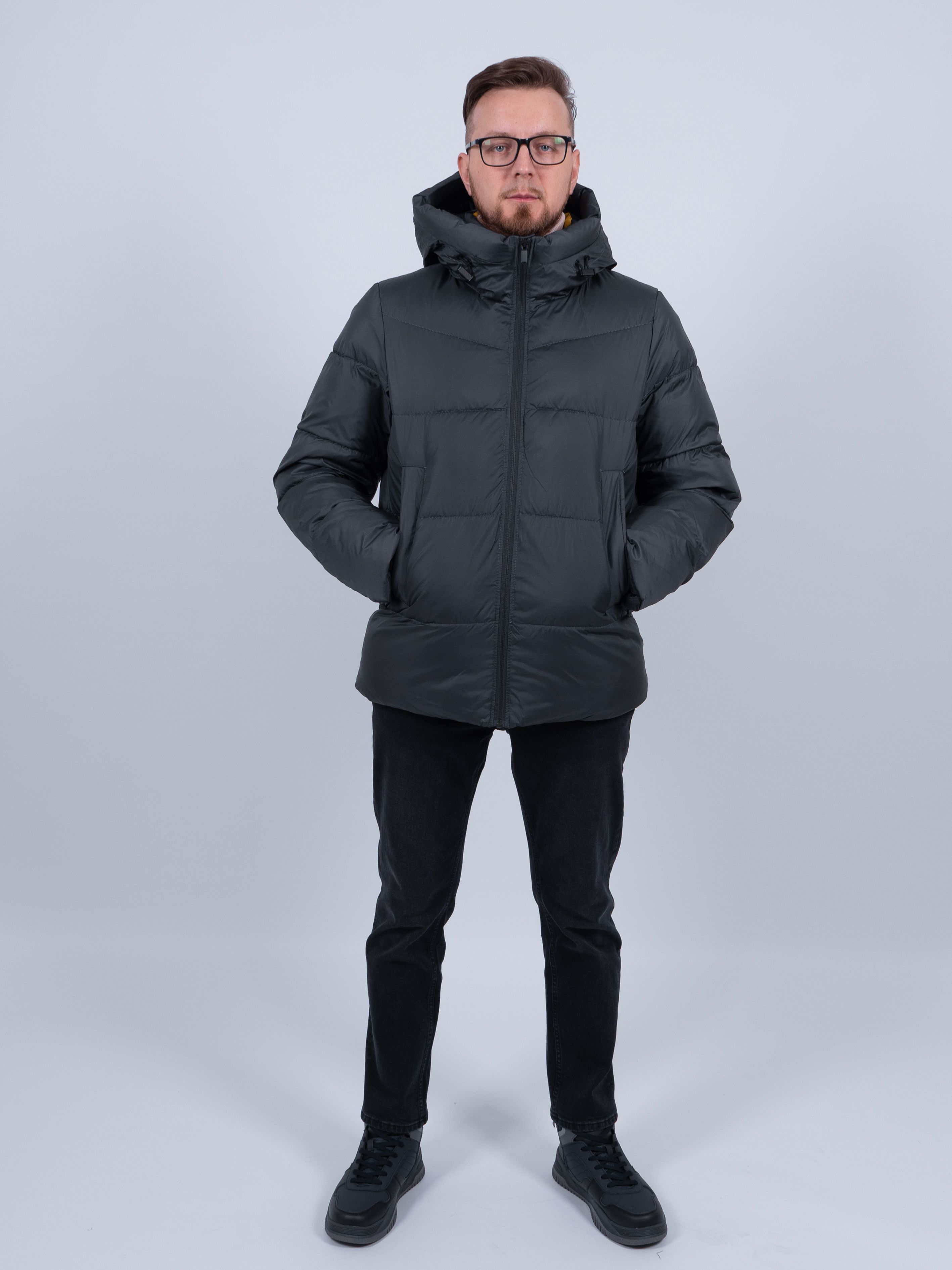 

Зимняя куртка мужская NoBrand MWD3479I серая 48 RU, Серый, MWD3479I
