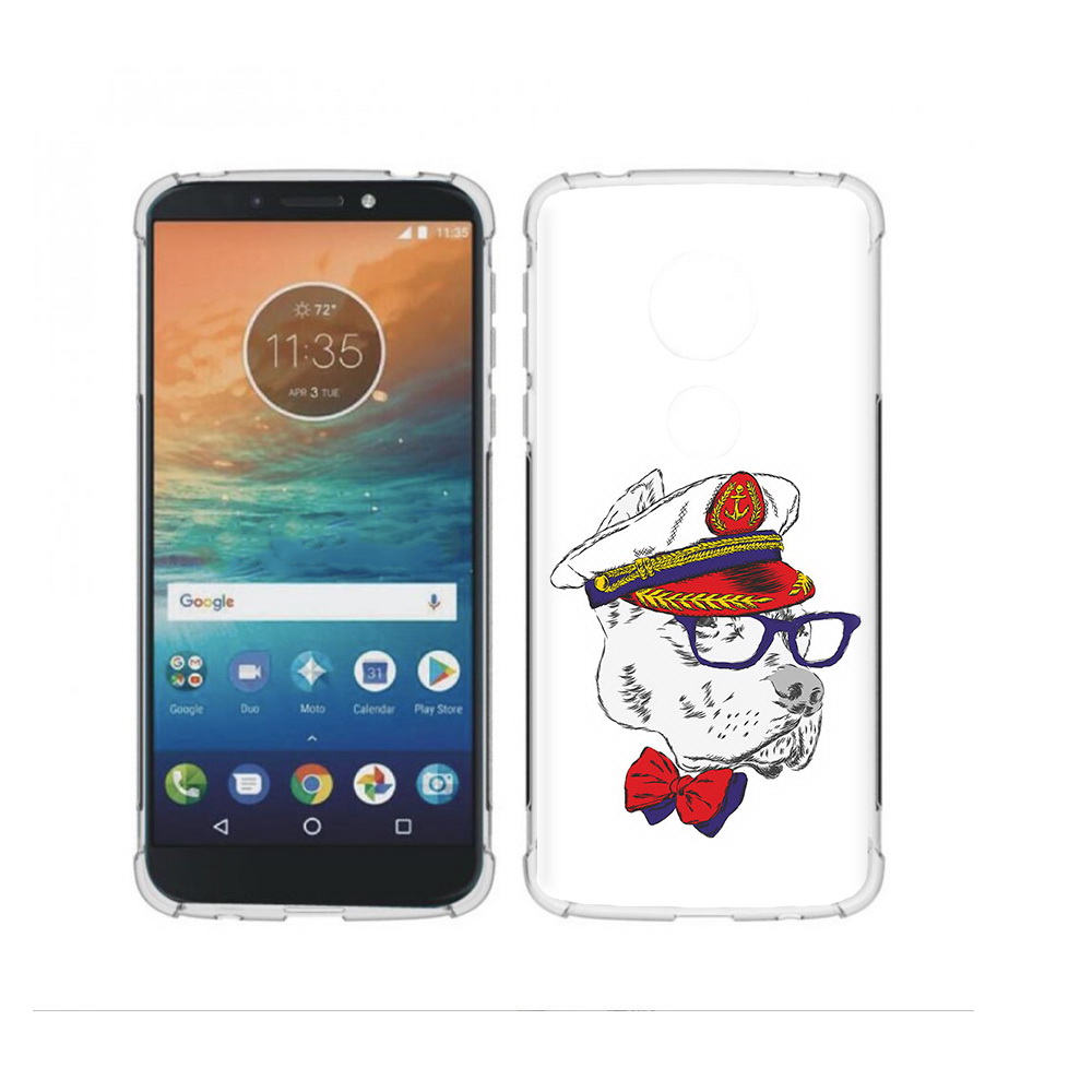 

Чехол MyPads Tocco для Motorola Moto G4 Play бульдог (PT115793.374.251), Прозрачный, Tocco