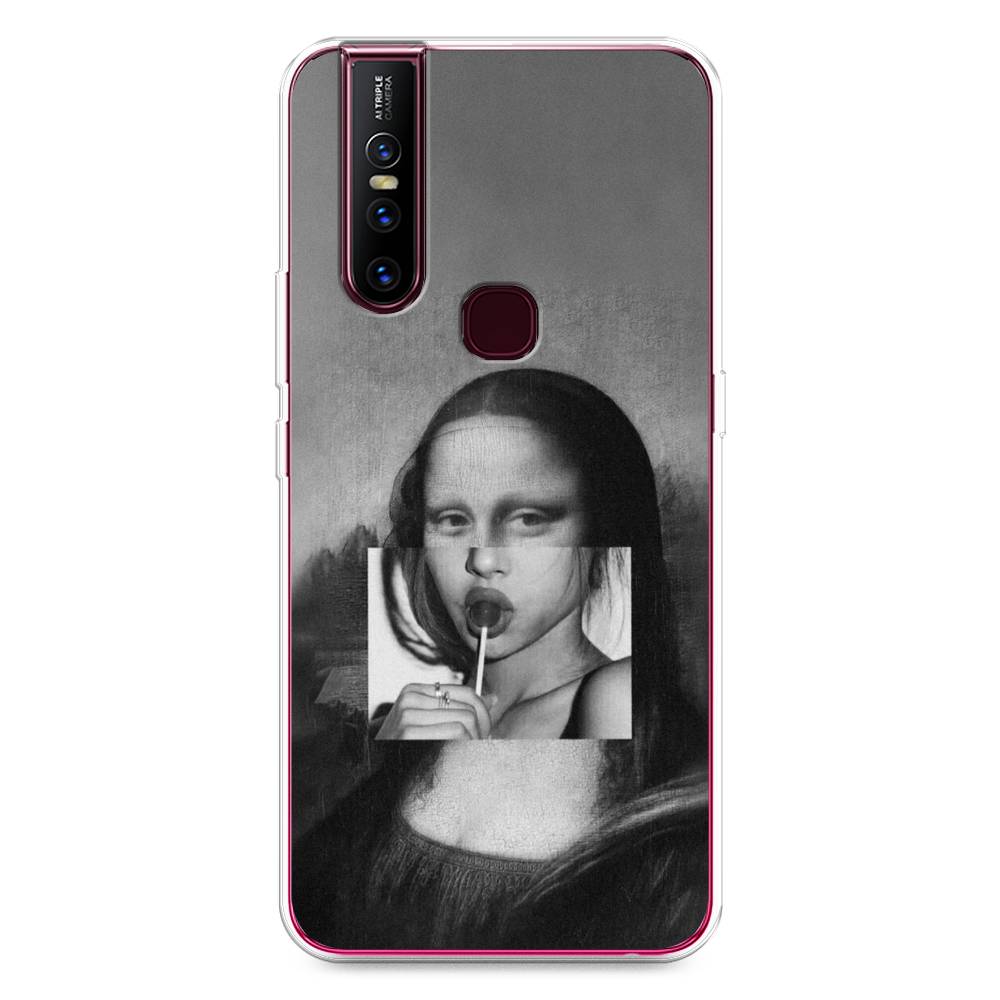 

Чехол Awog на Vivo V15 "Mona Lisa sucking lollipop", Разноцветный, 261050-9