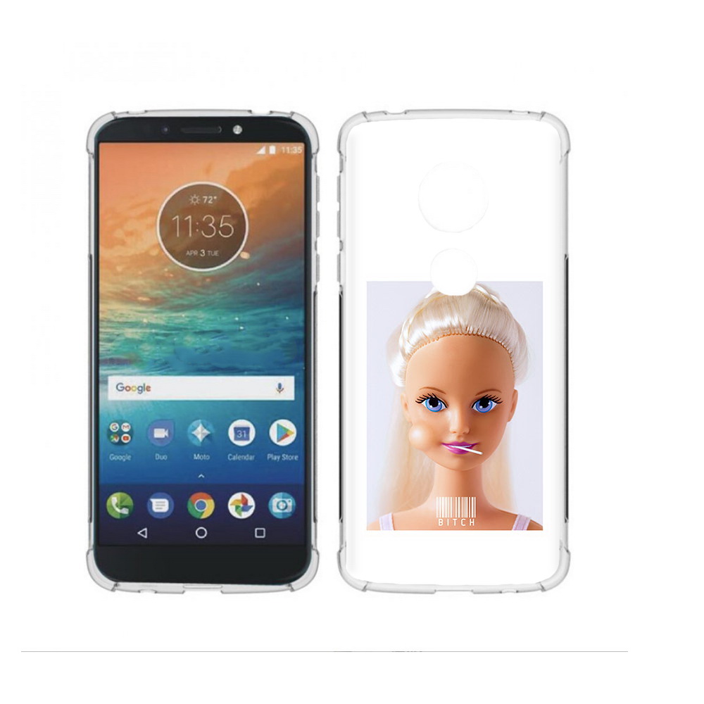 

Чехол MyPads Tocco для Motorola Moto G4 Play барби (PT115793.374.226), Прозрачный, Tocco