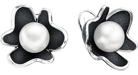 

Серьги женские De Fleur 52806S1B из серебра, культивированный жемчуг, 52806S1B