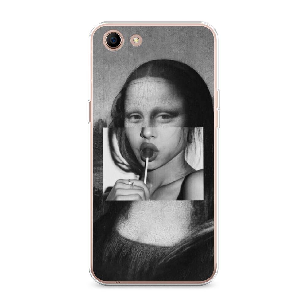 

Чехол Awog на Oppo A83 "Mona Lisa sucking lollipop", Разноцветный, 250150-9