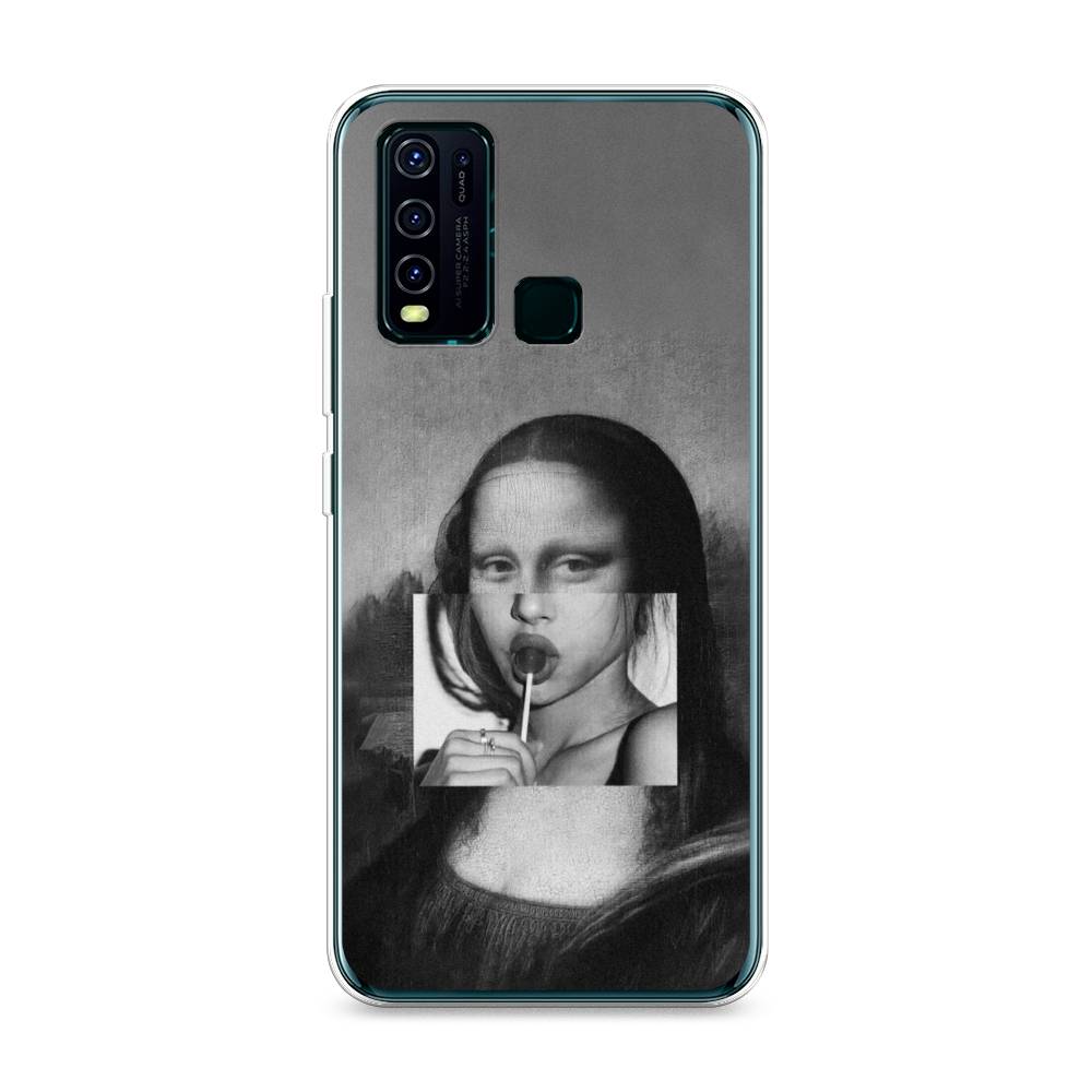 

Чехол Awog на Vivo Y30 "Mona Lisa sucking lollipop", Разноцветный, 263150-9