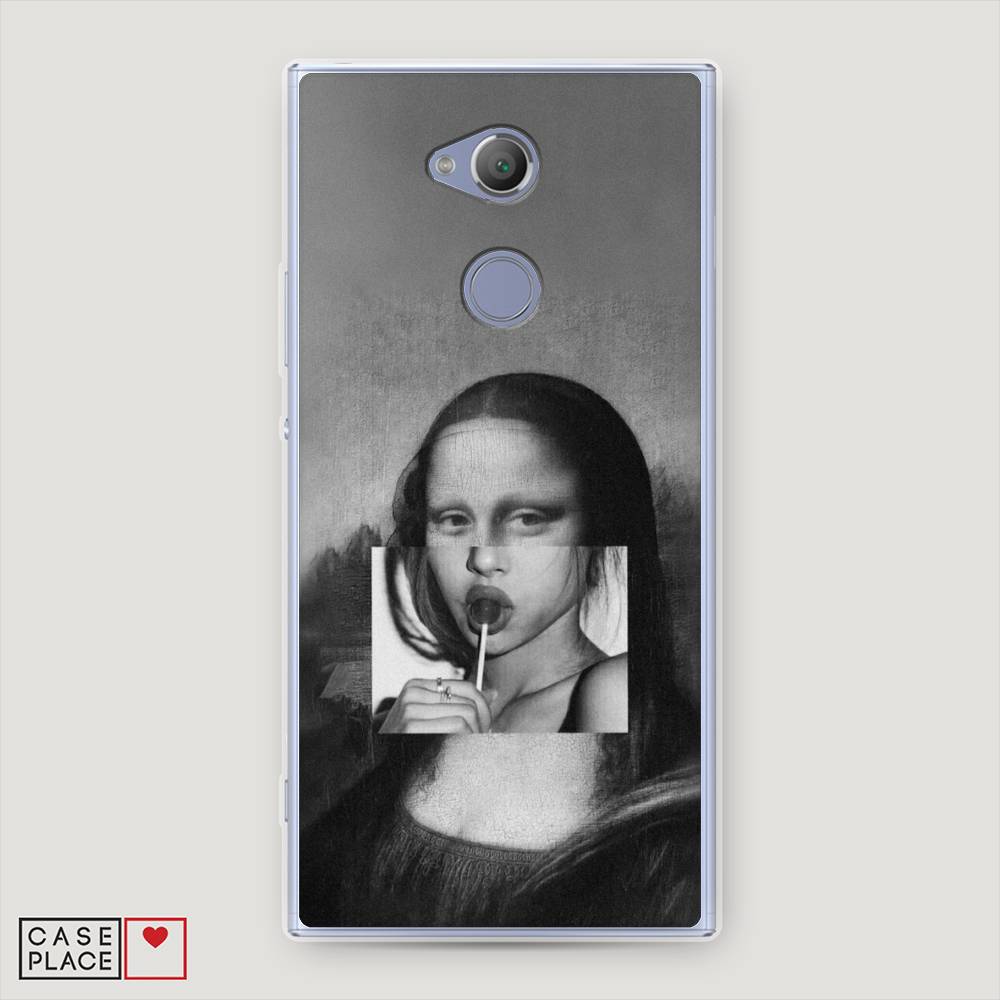 фото Чехол awog "mona lisa sucking lollipop" для sony xperia xa2 ultra