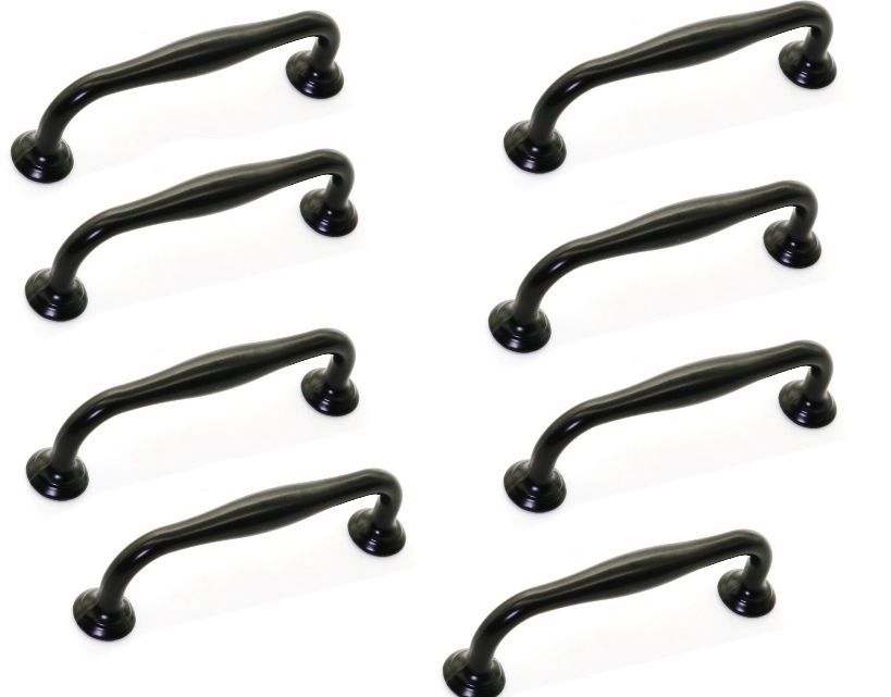 

Ручка-скоба BRANTE RS.1424 128.BK черный 8 шт