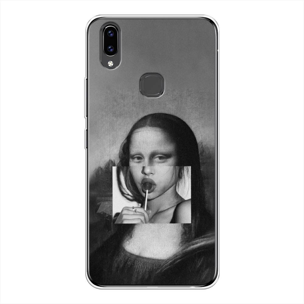 

Чехол Awog на Vivo V9 "Mona Lisa sucking lollipop", Разноцветный, 260150-9