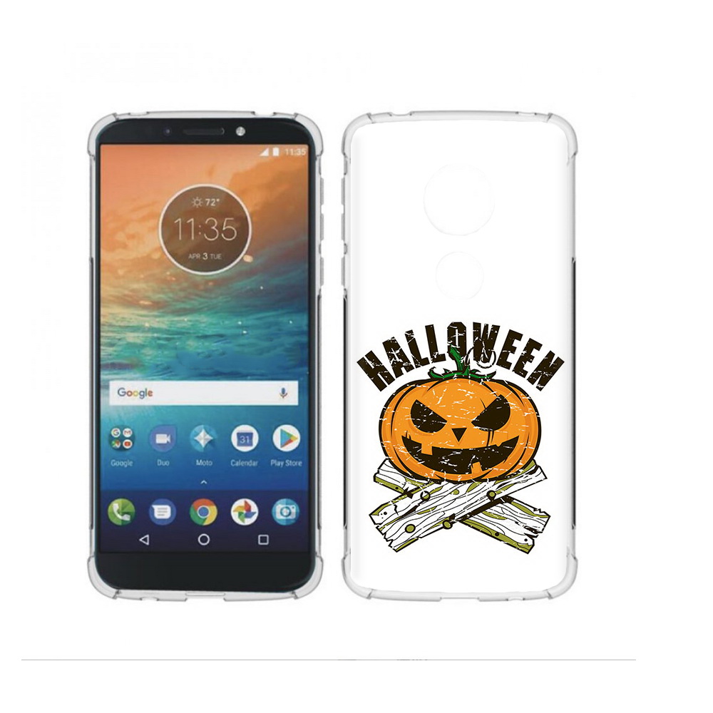 

Чехол MyPads Tocco для Motorola Moto G4 Play Хэллоуин доски тыква (PT115793.374.194), Прозрачный, Tocco