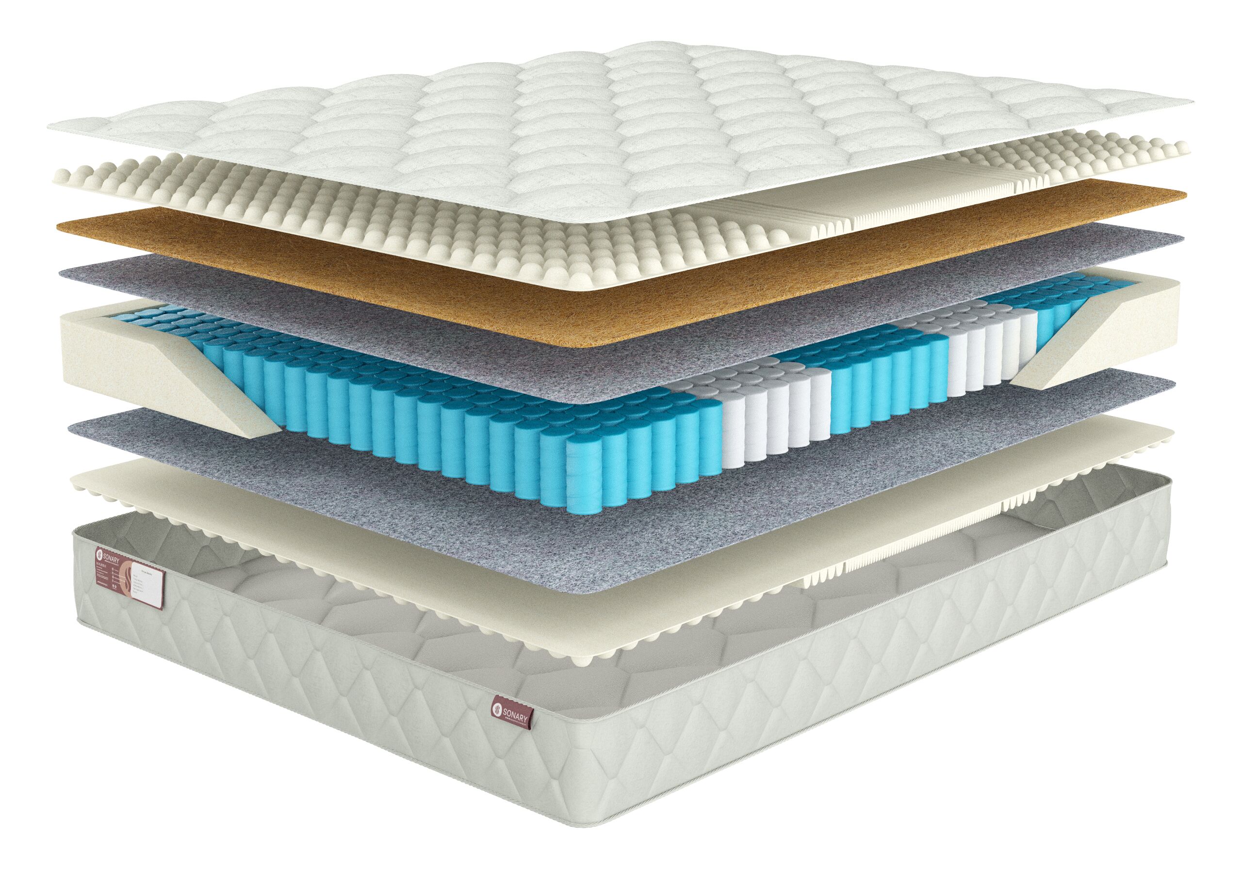 

Матрас Sonary Zone Kolo 130х220, Белый, Kolo