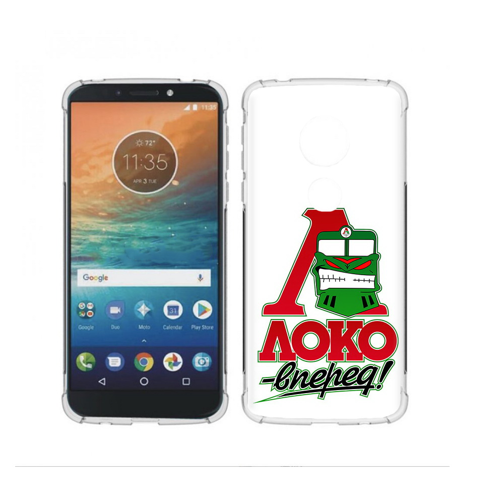 

Чехол MyPads Tocco для Motorola Moto G4 Play ФК локо вперед (PT115793.374.181), Прозрачный, Tocco