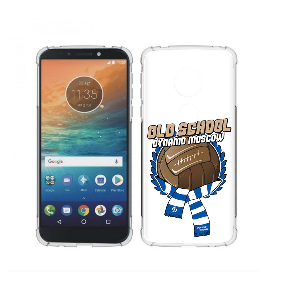 

Чехол MyPads Tocco для Motorola Moto G4 Play ФК Динамо олд скул (PT115793.374.176), Прозрачный, Tocco