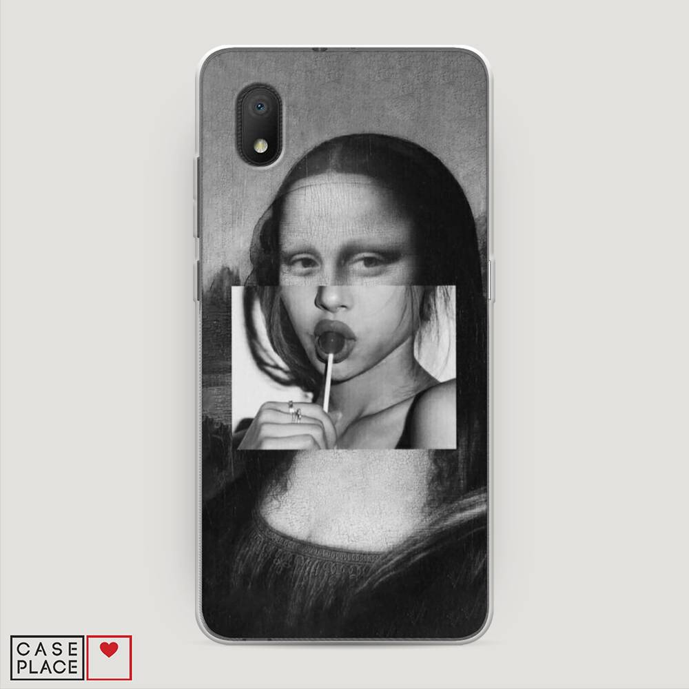 

Чехол Awog на Alcatel 1A (2020) 5002F Mona Lisa sucking lollipop", 171050-9