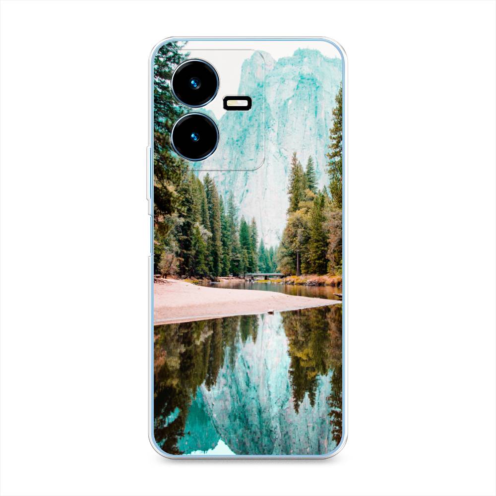 

Чехол Awog на Vivo Y22 / Виво Y22 "Горы 11", Зеленый;голубой, 267550-4