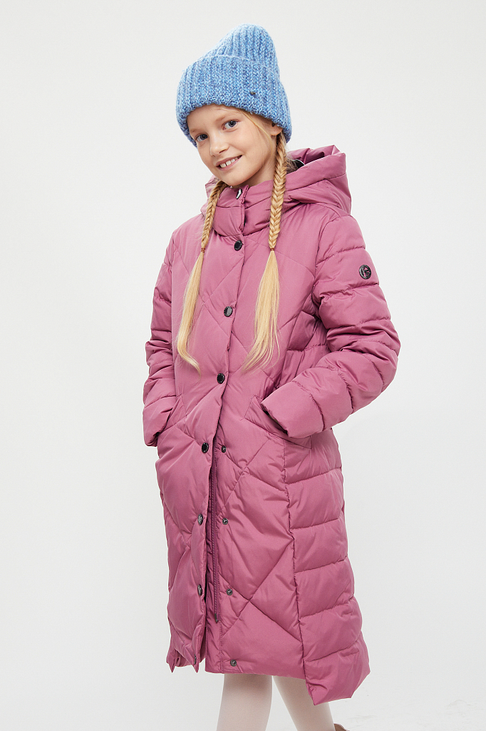 фото Пальто для девочек finn-flare цв. розовый р-р. 158 finn flare