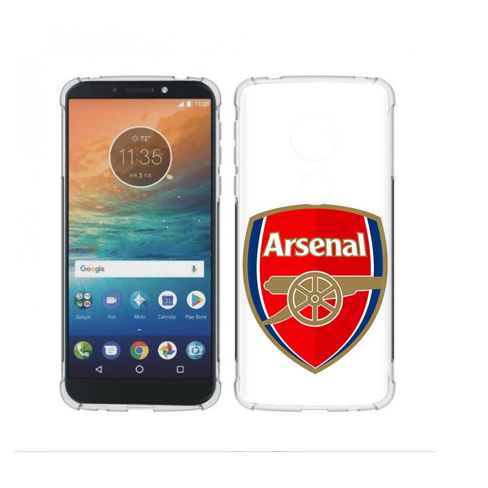 

Чехол MyPads Tocco для Motorola Moto G4 Play ФК Арсенал логотип (PT115793.374.174), Прозрачный, Tocco