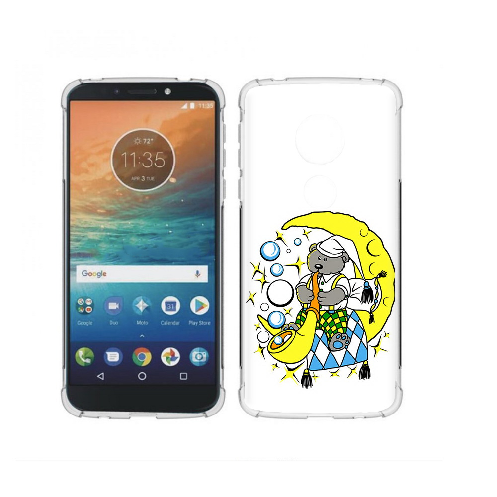 

Чехол MyPads Tocco для Motorola Moto G4 Play Сырная луна (PT115793.374.167), Прозрачный, Tocco