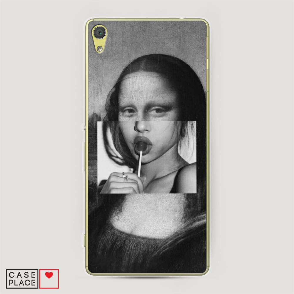 

Чехол Awog на Sony Xperia XA "Mona Lisa sucking lollipop", Разноцветный, 51250-9