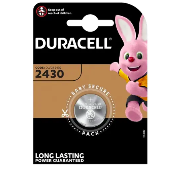 

Батарейка Duracell CR2430 1, CR2430