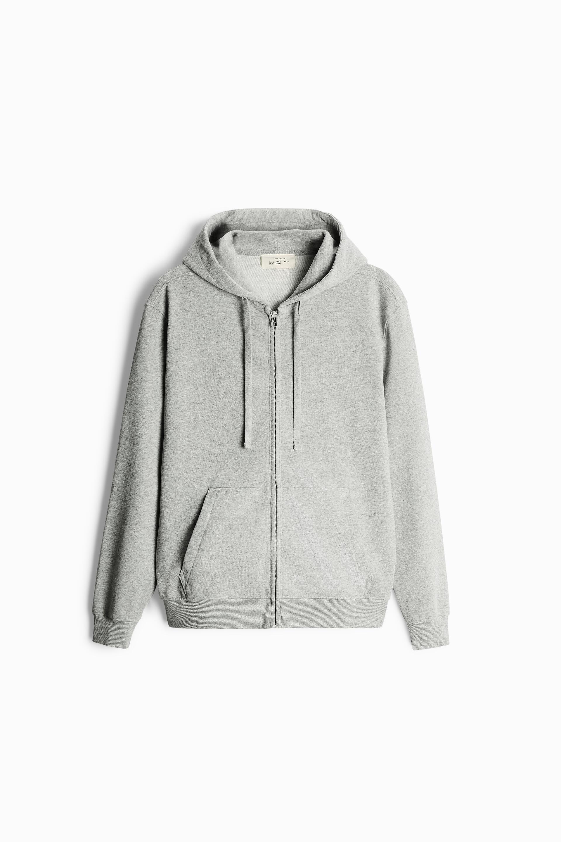 

Толстовка мужская ZARA 00761365 серая M (доставка из-за рубежа), Серый, 00761365