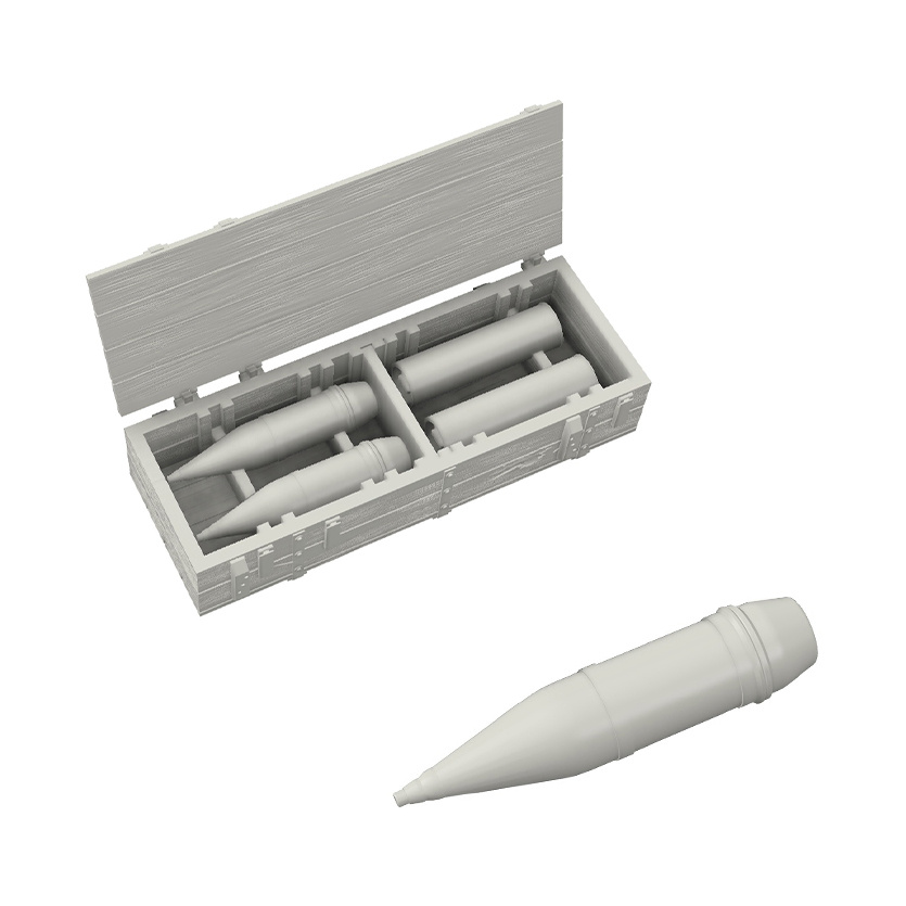 

Снаряды GE Models 122 мм 3ОФ56 2 ящика, 4 снаряда + декаль im35145