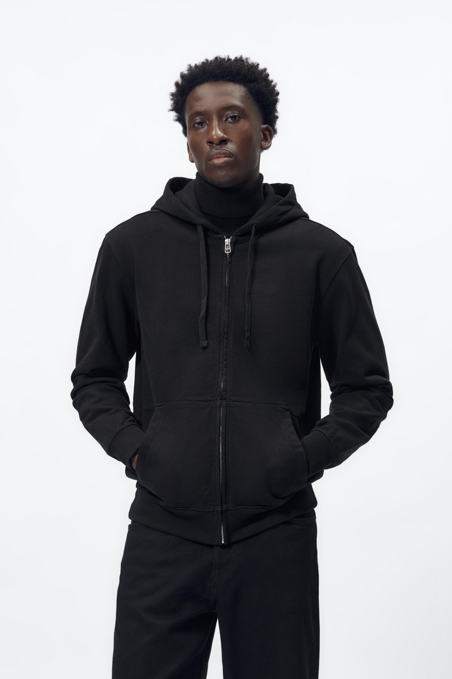 

Толстовка мужская ZARA 00761365 черная XL (доставка из-за рубежа), 00761365